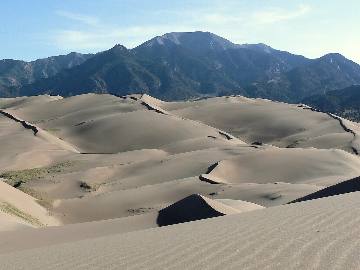 Dunes beneath the Sangre de Cristo Mountains