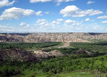 Badlands and the Little Missouri landscape