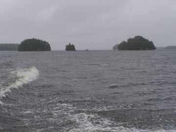 Island-dotted waters of Rainy Lake