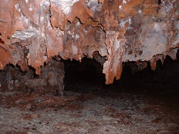 Calcite boxwork inside Wind Cave